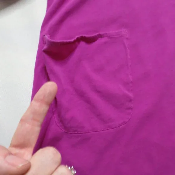 COOLIBAR womens BEACH COVER-UP swim FUSHIA hooded POCKETS pink TUNIC SIZE S - Picture 8 of 9